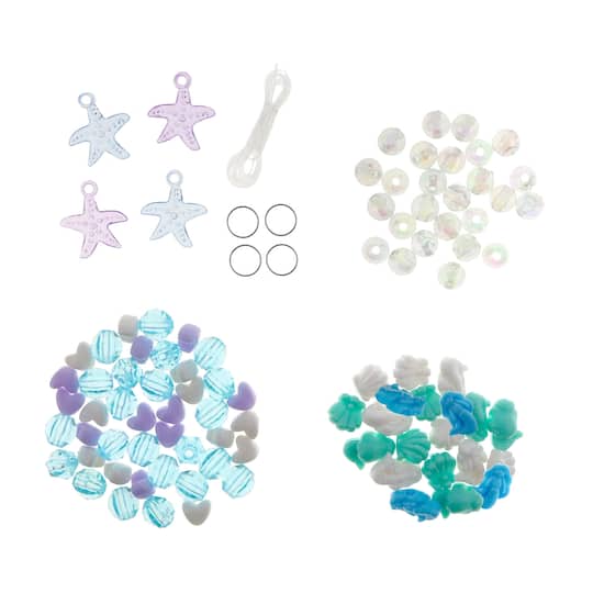 12 Pack: Mermaid Mix Bead Kit by Creatology™